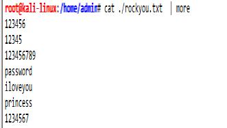 KaliLinux学习笔记（密码破解篇）