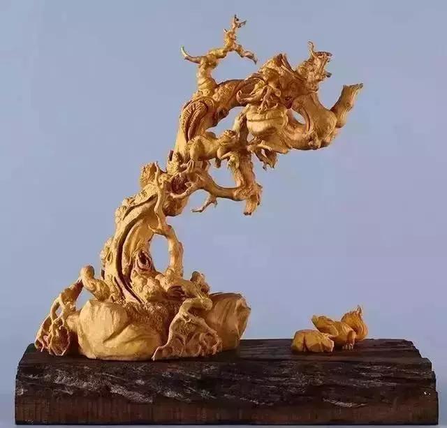 木雕佛像仿古,木雕佛像工艺品欣赏