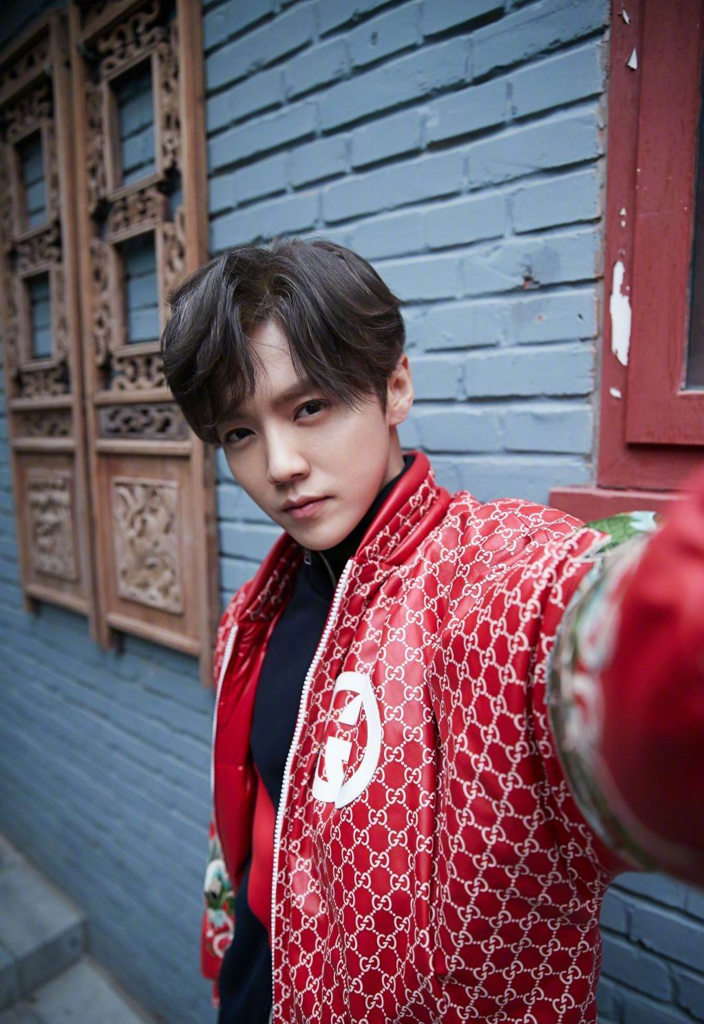 鹿晗晒进球视频,鹿晗晒健身照