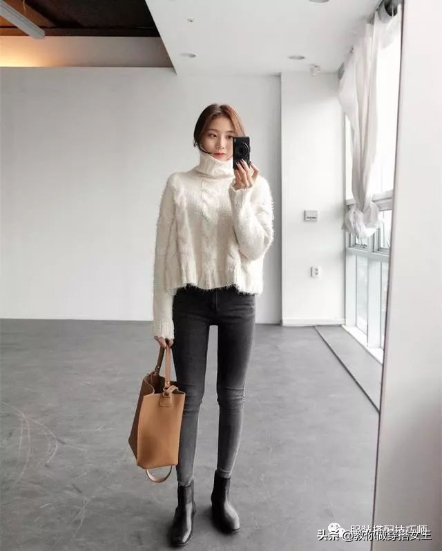 条纹毛衣显瘦还是麻花毛衣显瘦,为什么穿毛衣感觉很臃肿