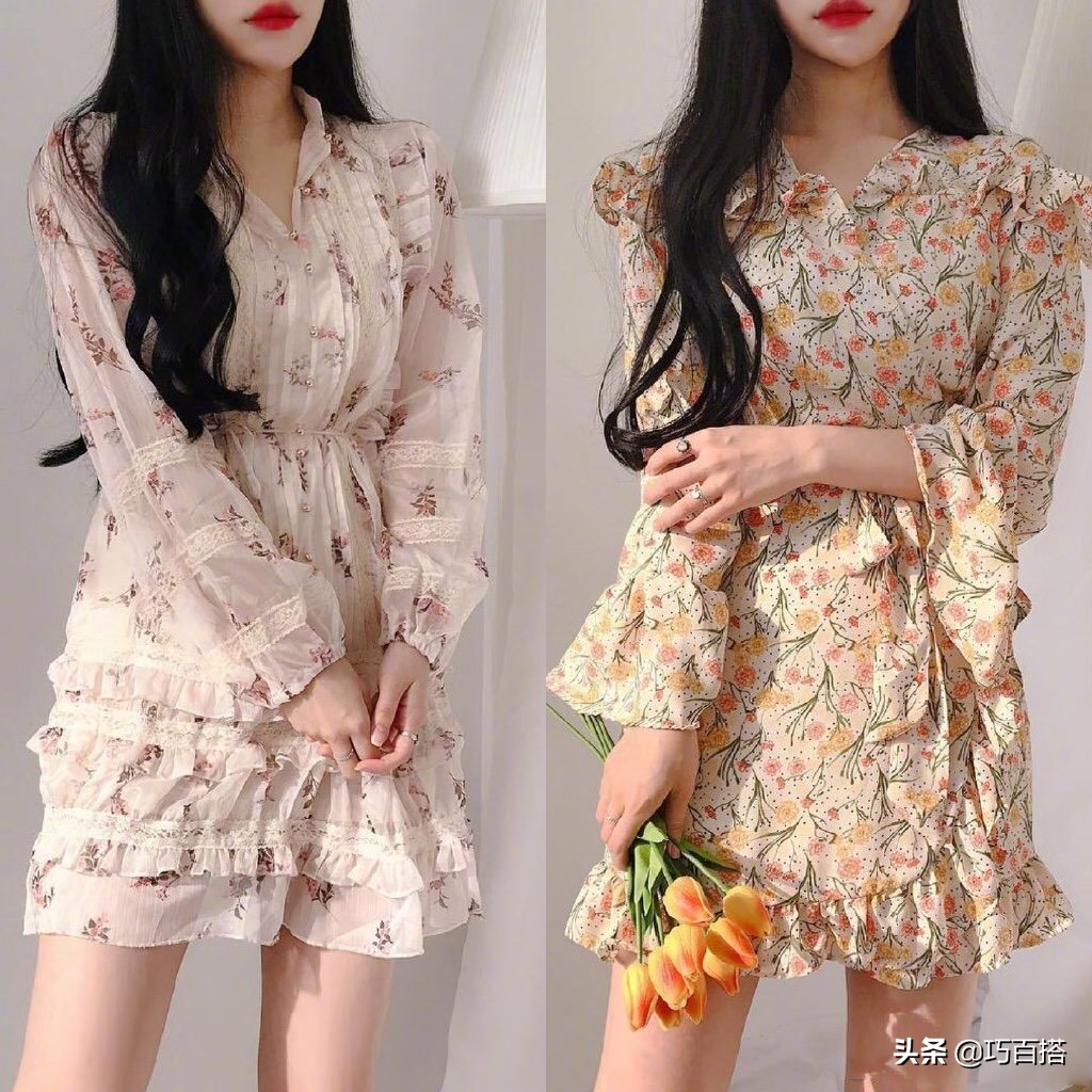 碎花裙如何穿得惊艳好看,碎花裙这样穿气质又温柔