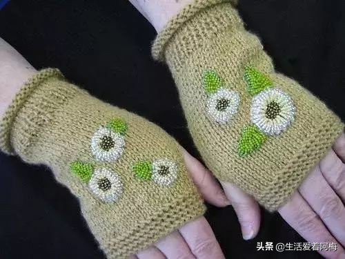 0-6个月的手套编织教程,冬季保暖简约手套编织视频教程