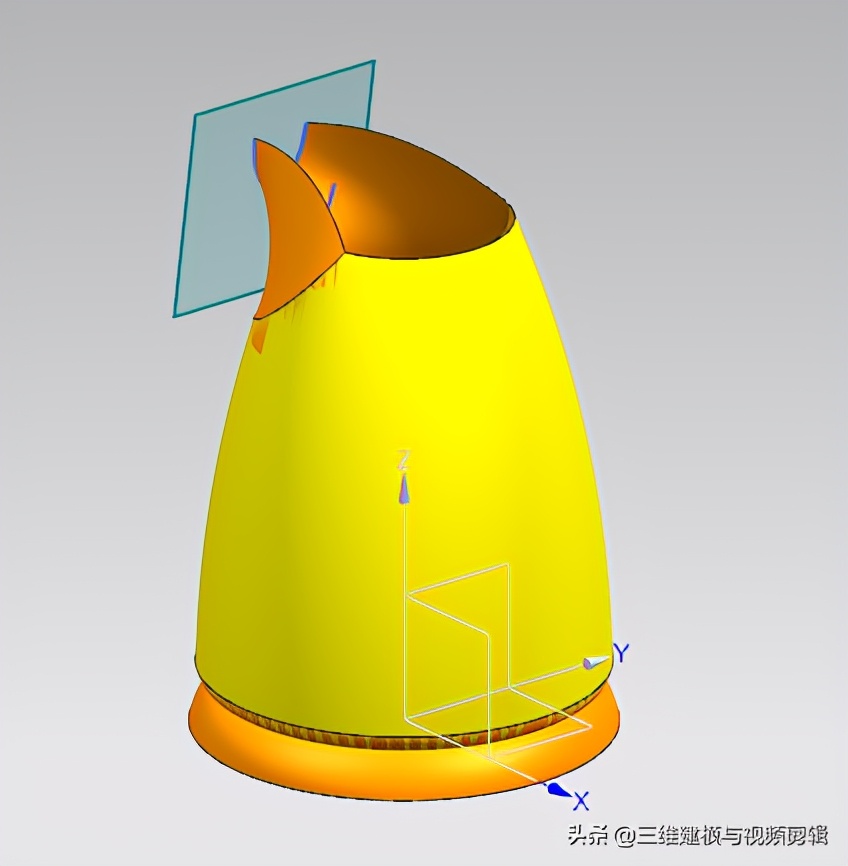 ug曲面之水龙头手把建模视频教程,ug12.0水壶要怎样画
