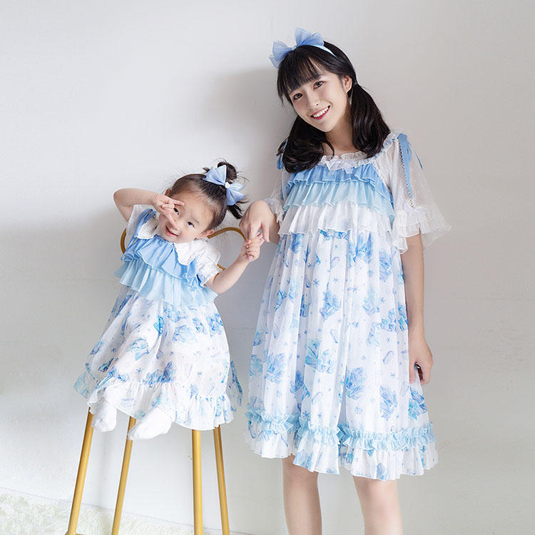 小宝宝穿上洛丽塔,小女儿可以穿的洛丽塔