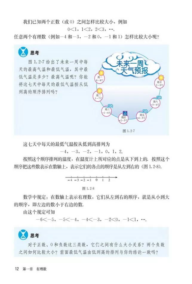 人教版数学七年级上册电子课本（高清可*载下**），暑假预习用