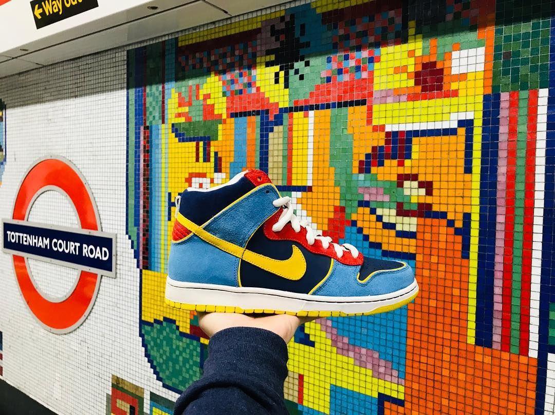 nikedunk经典试穿特写,nike经典dunk高帮