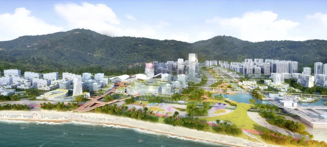 深汕合作区城市设计,滨海新城城市设计