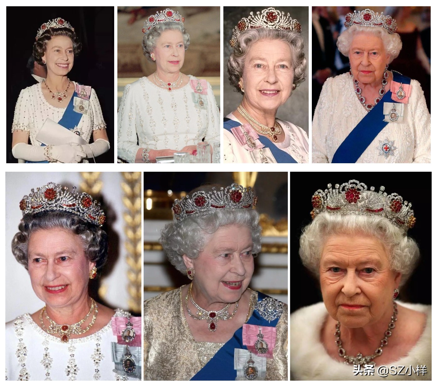 英国女王多奢侈,英国女王佩戴珠宝来源图