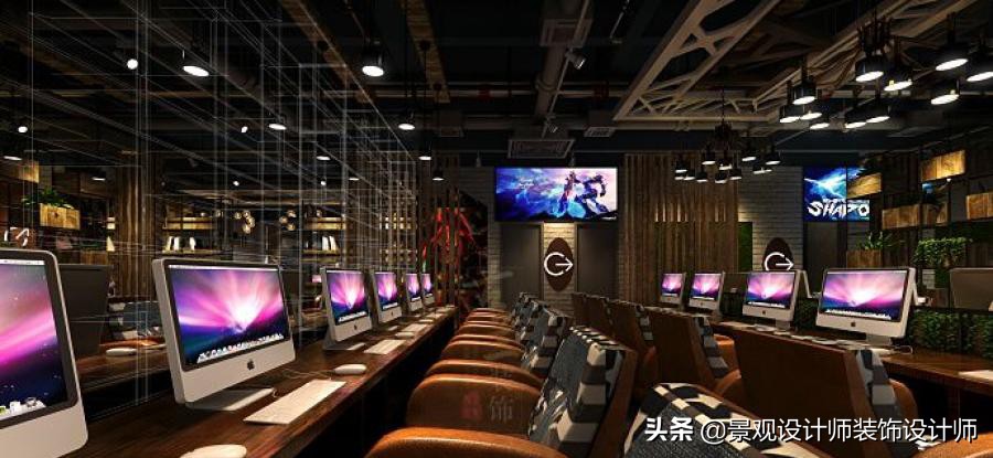 网咖设计效果图,网咖设计图哪找