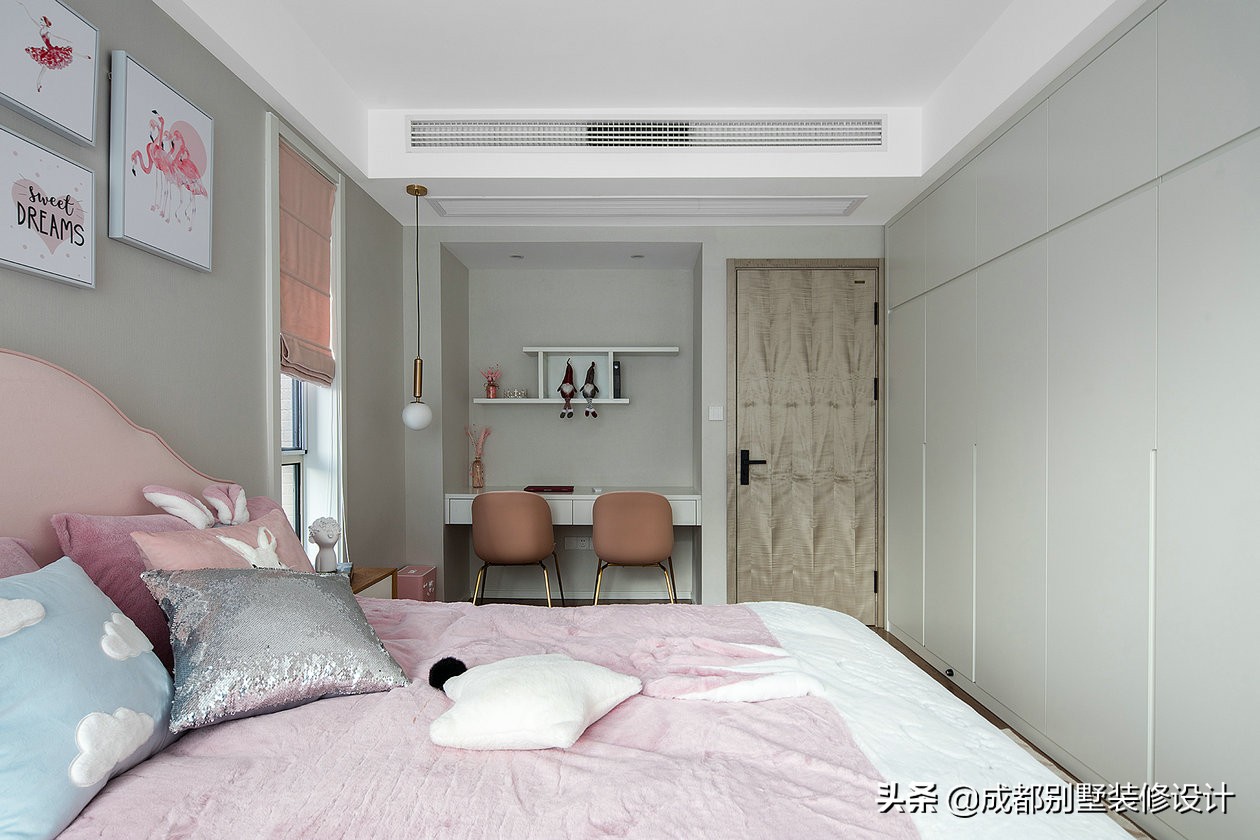 200㎡大平层高端豪宅设计，都市生活之美，演绎轻奢品格