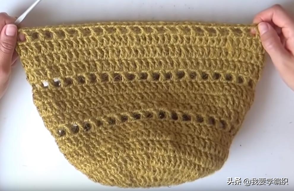 圆筒手提袋钩织教程,女士手提袋钩织全教程视频