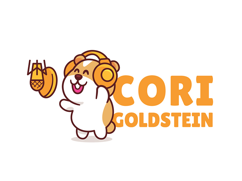 桃子卡通logo设计,有创意并简单的logo