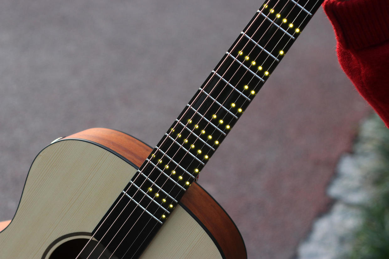 poputar智能吉他p1和卡马联名款,poputar智能吉他卡马联名款