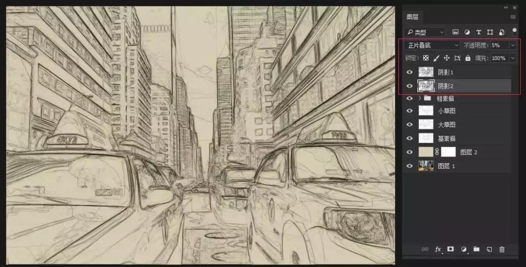 如何在AdobePhotoshop中创建素描效果