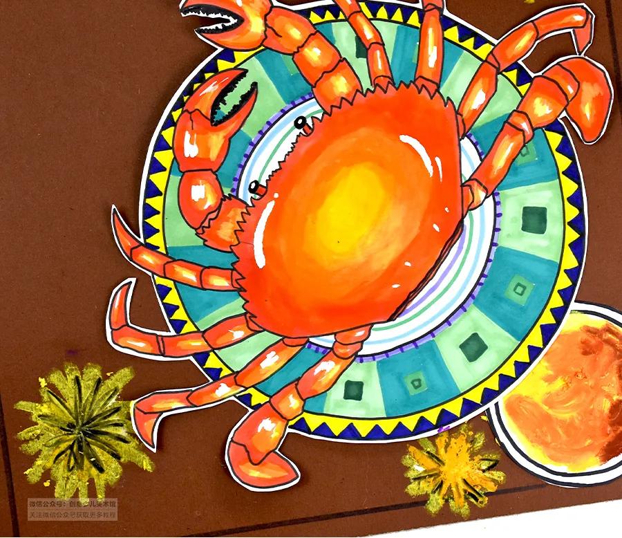 儿童画教程秋风起菊花开,儿童画秋风落叶