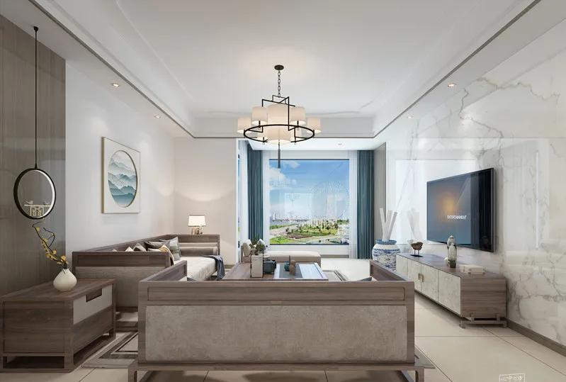 新中式极简轻奢风格别墅,新中式风格别墅自建房