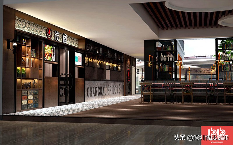 烧烤店设计装修过程中注意这几点,300平烧烤店创意装修设计方案