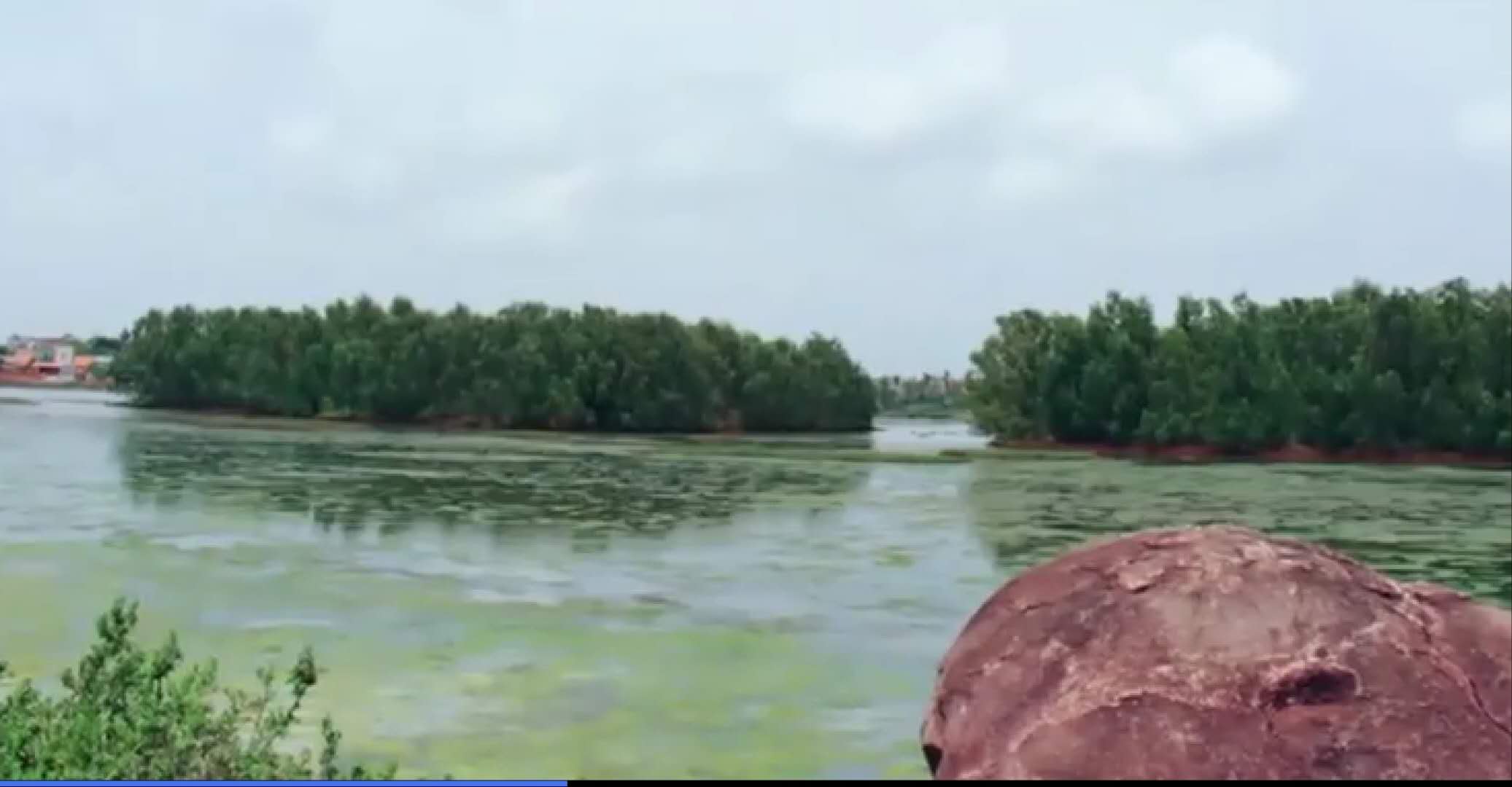 航拍徐闻大汉三墩风景区,大汉三墩旅游区