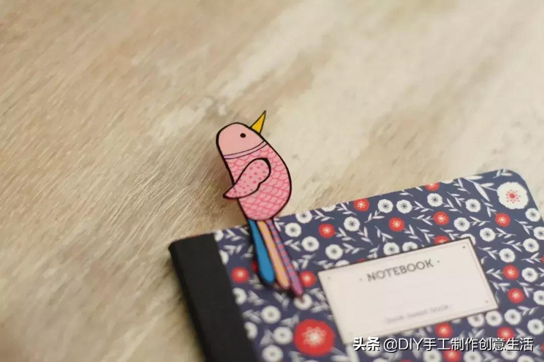 8-10岁儿童手工书签可爱猫咪书签,手工diy书签简单好看不用折纸