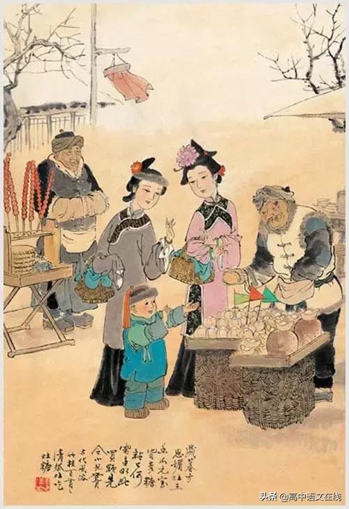 100张风俗图，100首诗词，太美了