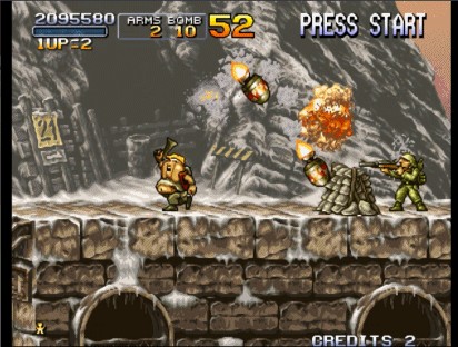 街机合金弹头boss大全,合金弹头2双人同屏恐怖彩蛋