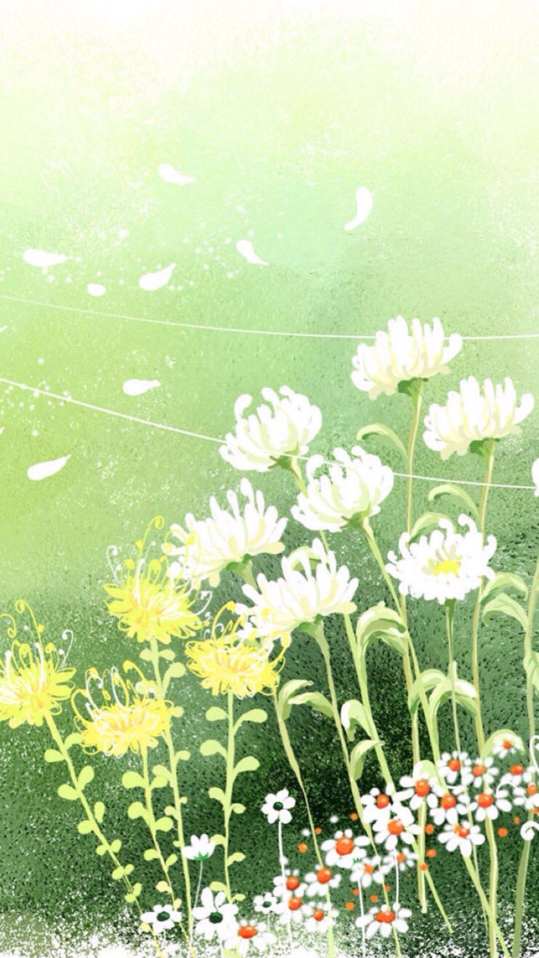 干净绿色系锁屏壁纸聊天背景,最近很火绿色的锁屏壁纸