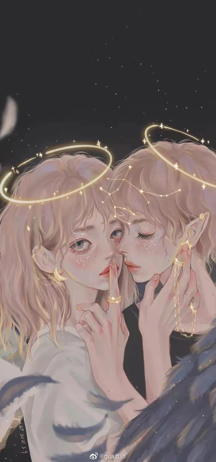 唯美十二星座手绘头像,十二星座的壁纸头像