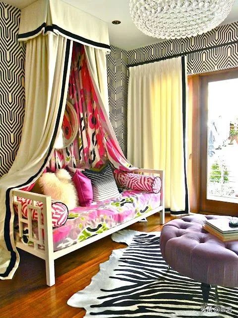 少女心卧室的床怎么布置,卧室床幔布置效果图