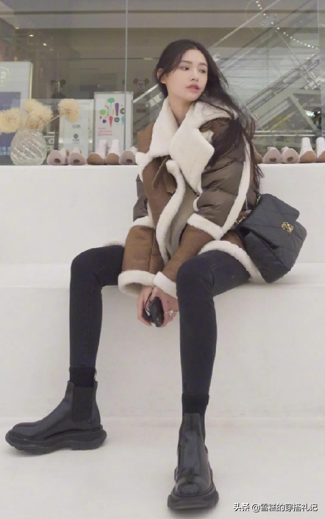 小个子微胖鲨鱼阔腿裤,阔腿裤鲨鱼裤春秋薄款