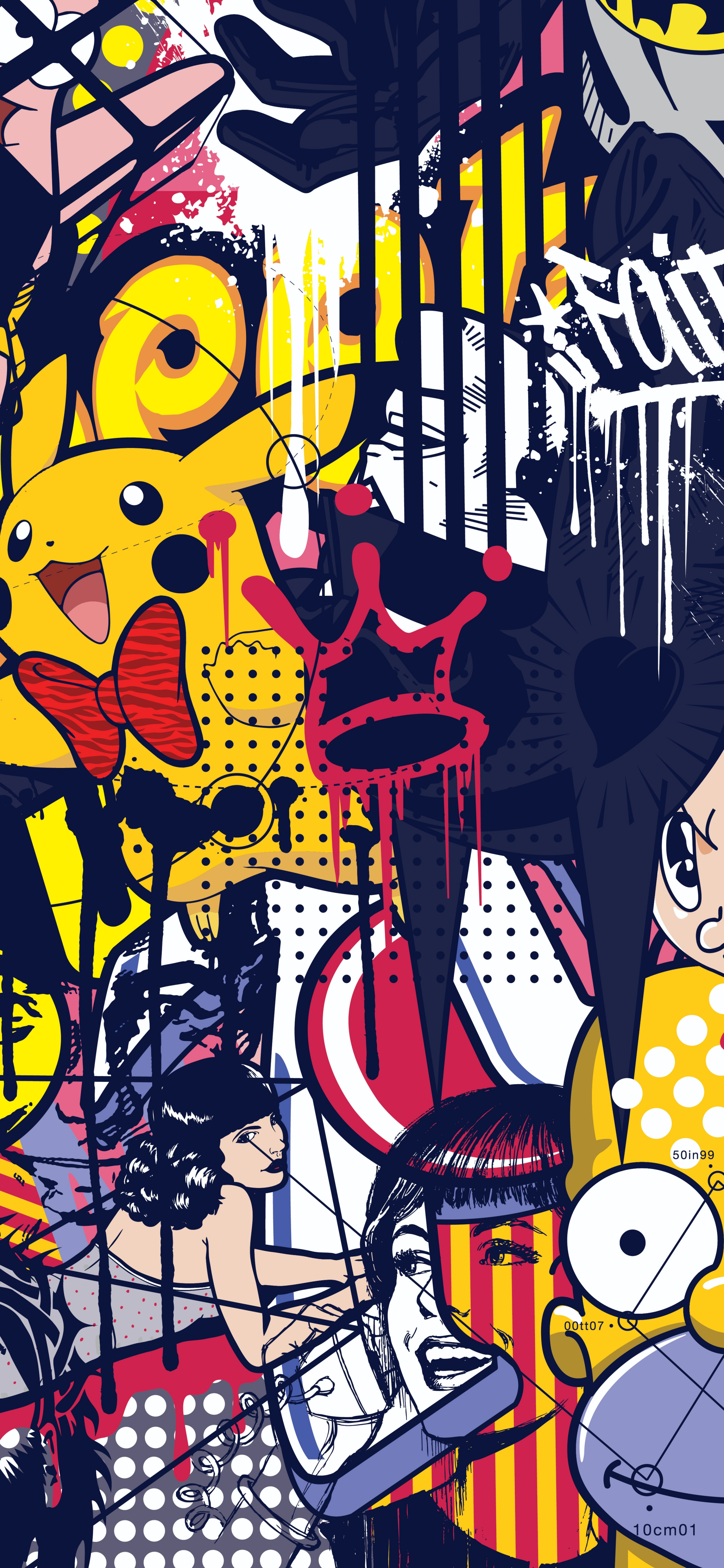 好看的壁纸少女心小熊,粉色小花白色小熊壁纸