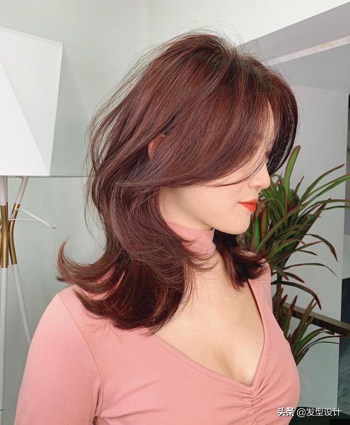 中长发发型免打理造型,中长发披发发型理发店