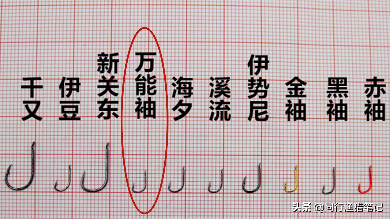 万能袖鱼钩能用于台钓吗,万能袖有倒刺鱼钩