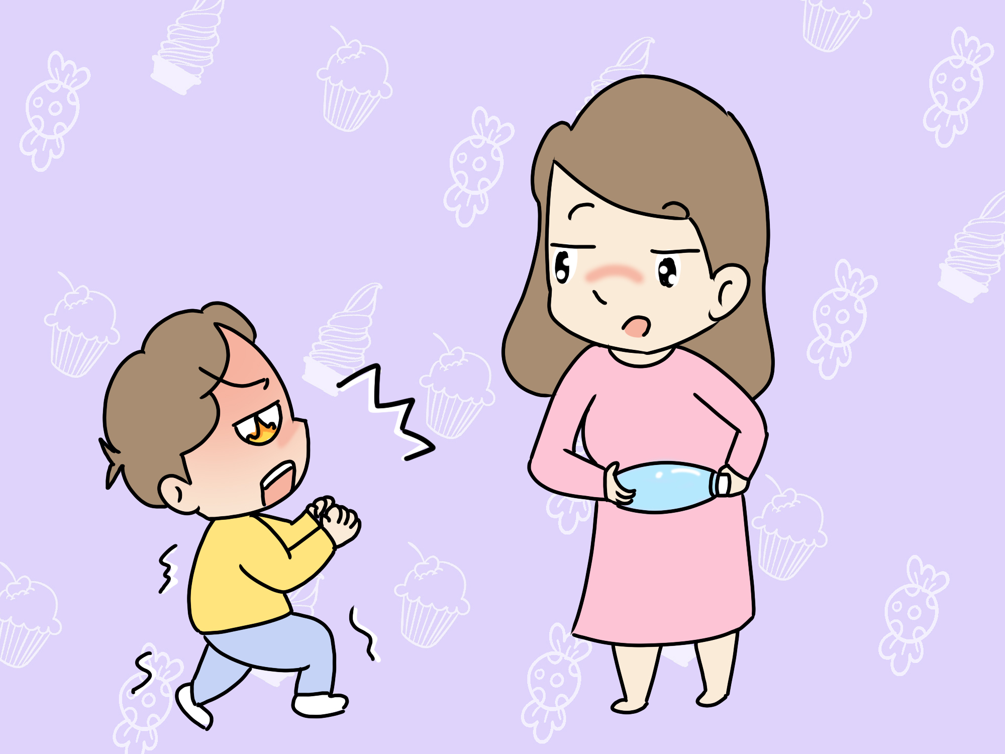 孩子发脾气只有妈妈能哄好,孩子爱发脾气3个步骤就管用