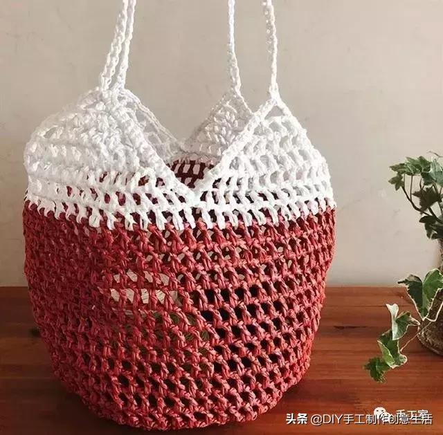 简单易学的编织包包教程,教程手工编织包包夏天大容量