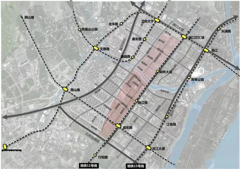 浦口城南中心行政区,浦口城南中心