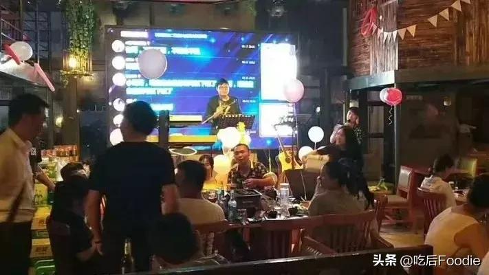 探店音乐烤吧美食,探店烧烤高级感