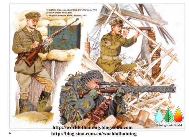 各时期战争中狙击手,战争时期各军的装备