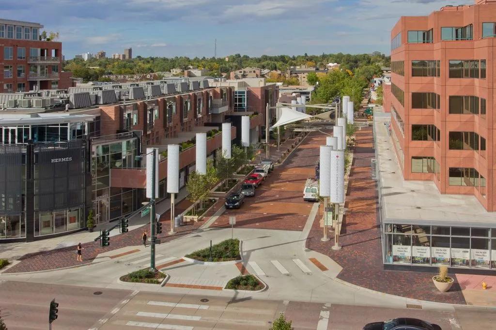 六七十年代商业街景观设计,复古商业街景观设计