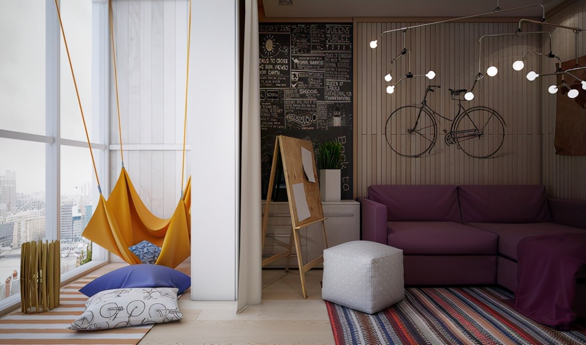 创意卧室,青少年男孩房卧室设计