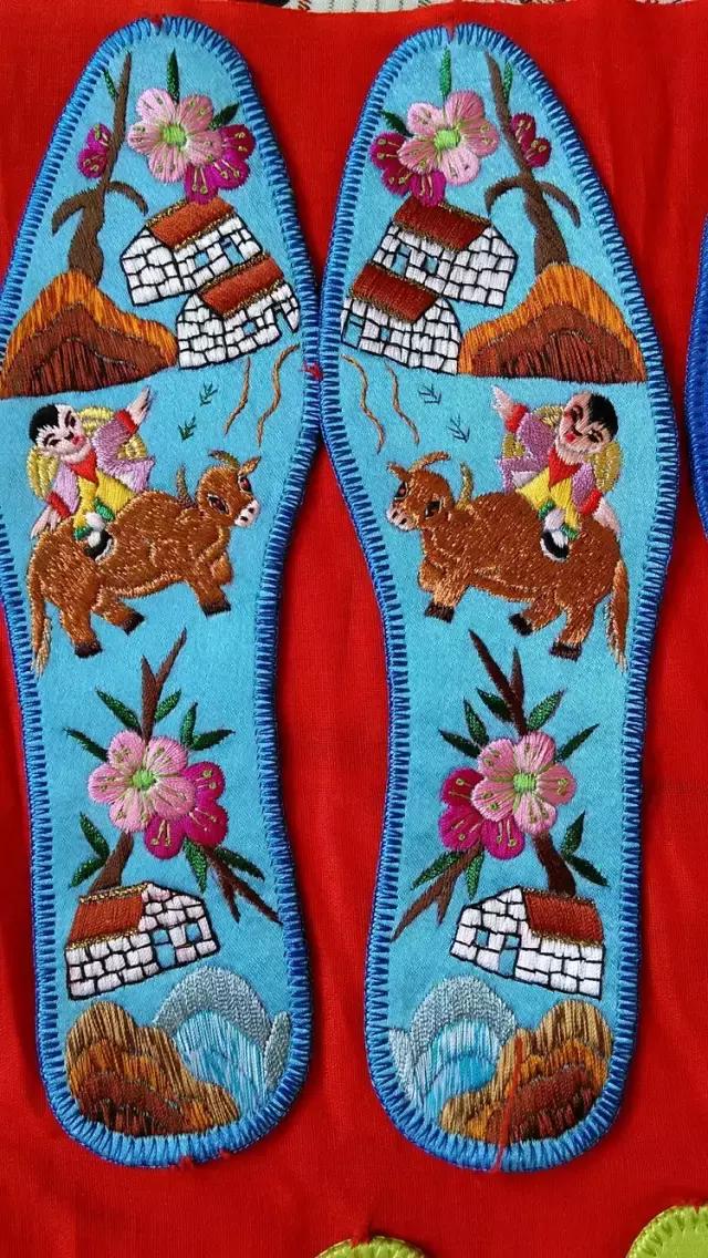 刺绣鞋垫图案大全详细图,惊艳绝伦刺绣鞋垫欣赏