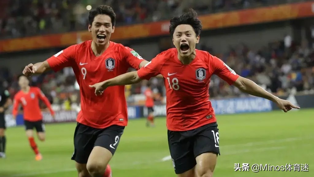 中国与日本韩国的足球差距,对比韩国足坛