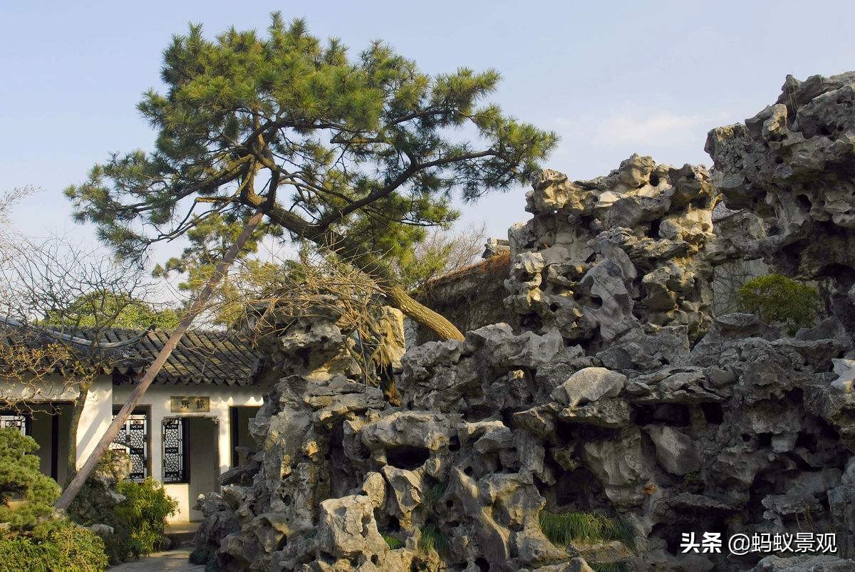 留园建筑分布图,留园建筑艺术分析