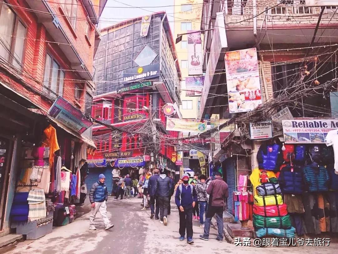 尼泊尔泰米尔区购物街,尼泊尔加德满都泰米尔区