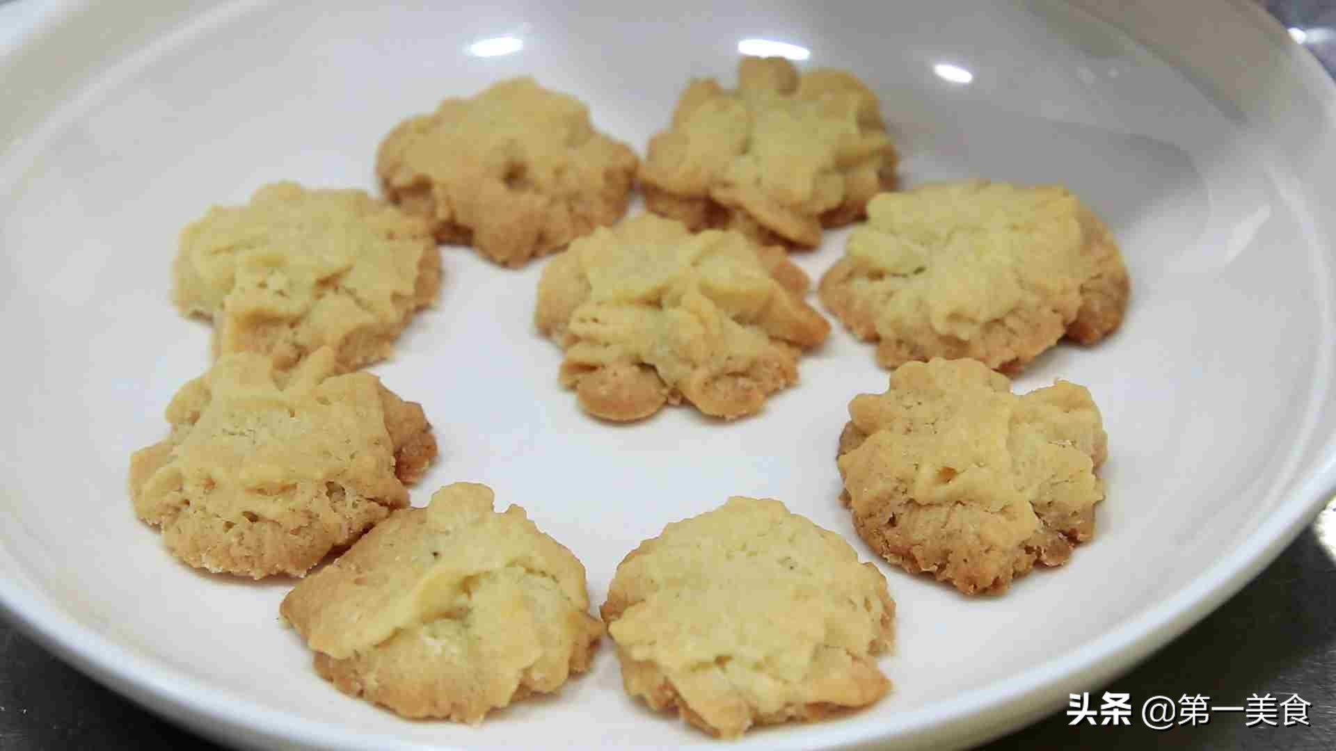 1碗面粉1个鸡蛋教你做家常曲奇,最简单的曲奇饼的做法不需鸡蛋
