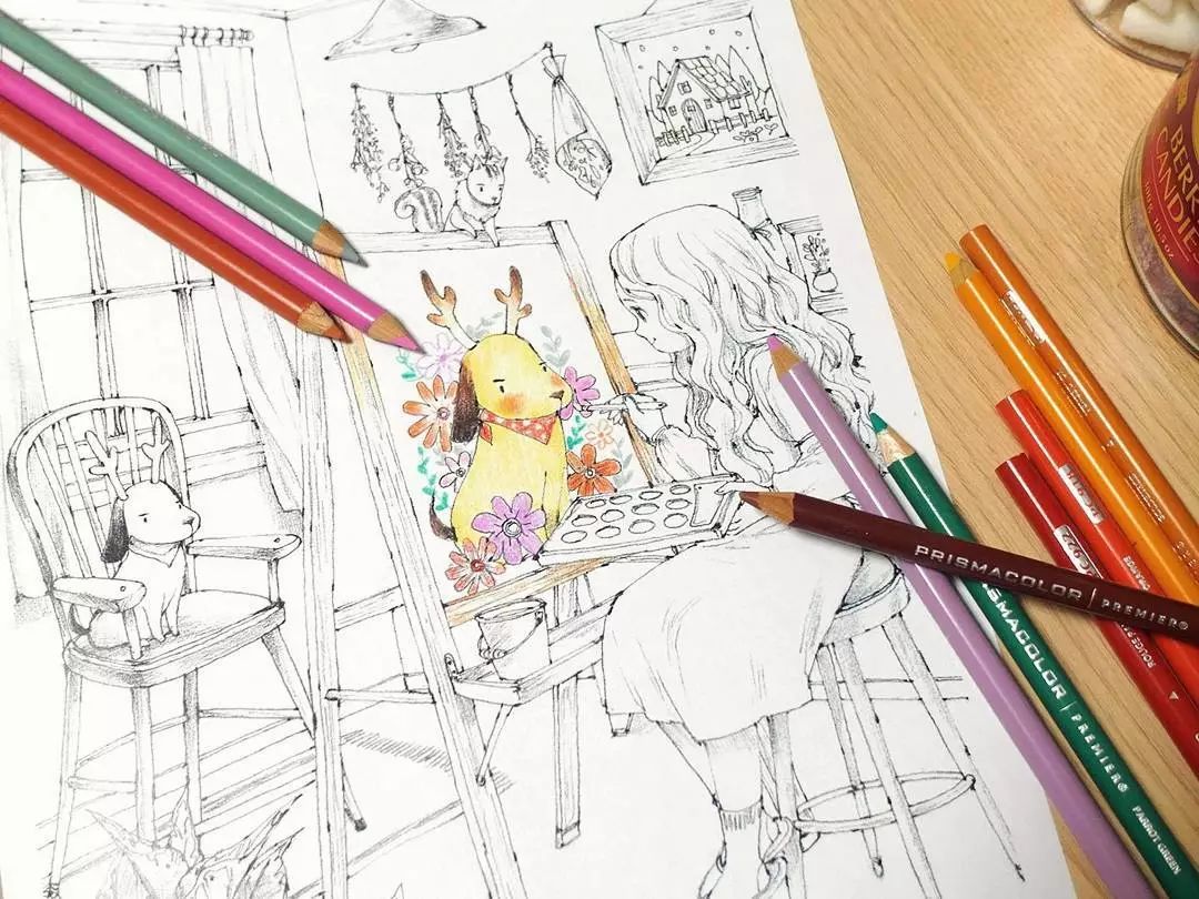 画风堪比宫崎骏,写实韩系画风画师