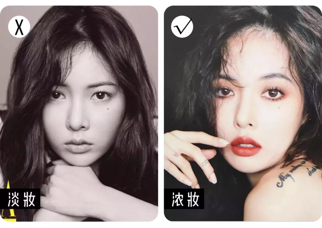 脸大适合浓妆还是淡妆,什么样的脸淡妆浓妆都好看