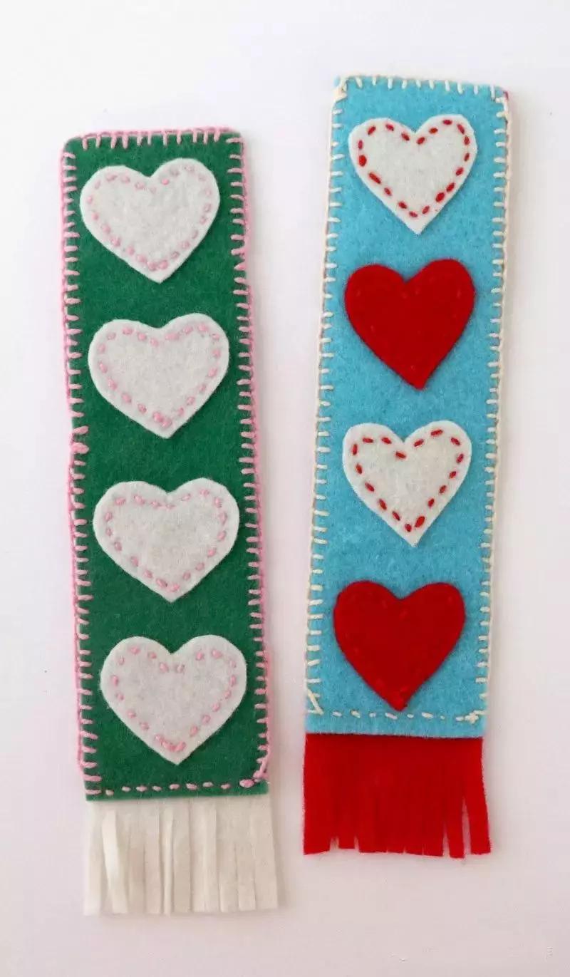 小孩子自己就能做的书签特别简单,自制简单又好看的阅读书签