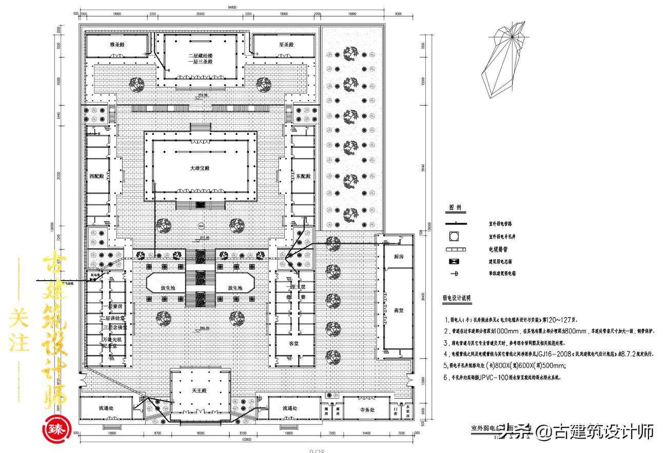 百亩寺庙规划设计图,寺庙最新规划方案