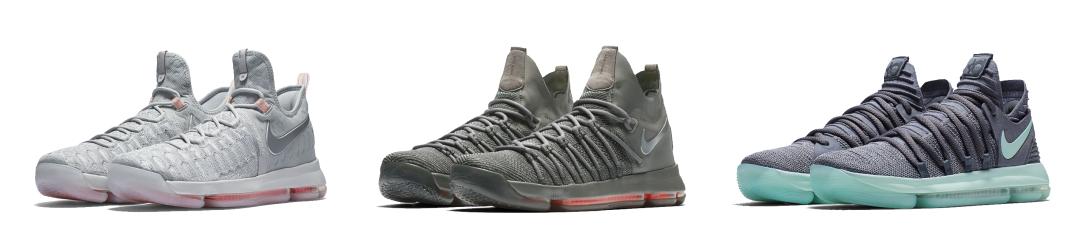 球鞋kd10,nikekd10黑白