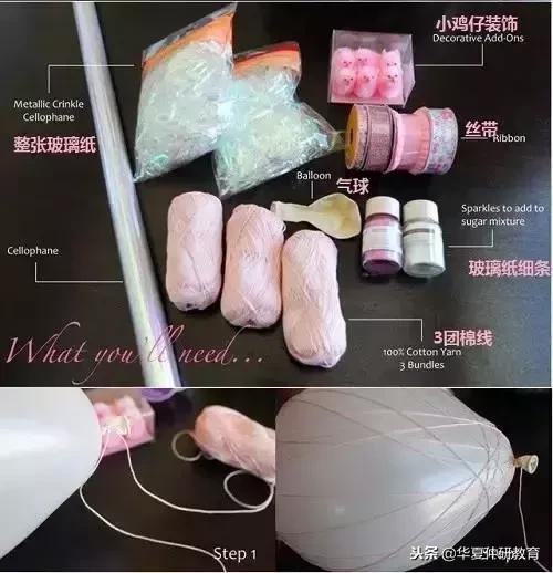 气球创意手工制作,创意手工气球印画